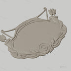 Fichier CNC & impression 3D enseigne décoration tir à l’arc, flèches, cible, STL très haute qualité
