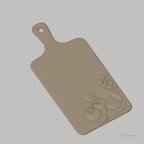 Fichier CNC planche à découper légumes ail fromage olives bas-relief pour sculpture sur bois, STL