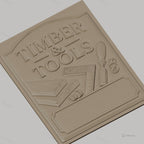 Fichier CNC & impression 3D thème bois et outils, planche, équerre, ciseau à bois, copeaux, haute qualité relief STL
