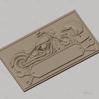 Fichier CNC & impression 3D moto, casque et outils mécanique, haute qualité relief STL