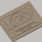 Fichier CNC & impression 3D bois, outils de menuisier et plaque personnalisable, haute qualité relief STL