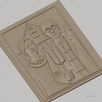 Fichier CNC & impression 3D portrait homme femme ferme maison haute qualité relief STL