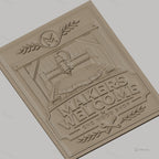 Fichier CNC & impression 3D atelier bois CNC, machine, plaque de bois, outils haute qualité relief STL