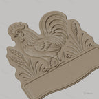 Fichier CNC & impression 3D enseigne poulet campagne, STL très haute qualité