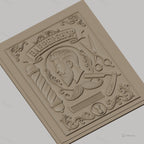 Fichier CNC & impression 3D barbershop, portrait homme, ciseaux, rasoir, peigne, décor vintage, haute qualité relief STL