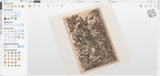 Fichier CNC & impression 3D samouraï japonais et carpe koï – bas-relief asiatique détaillé pour sculpture bois, décoration murale STL