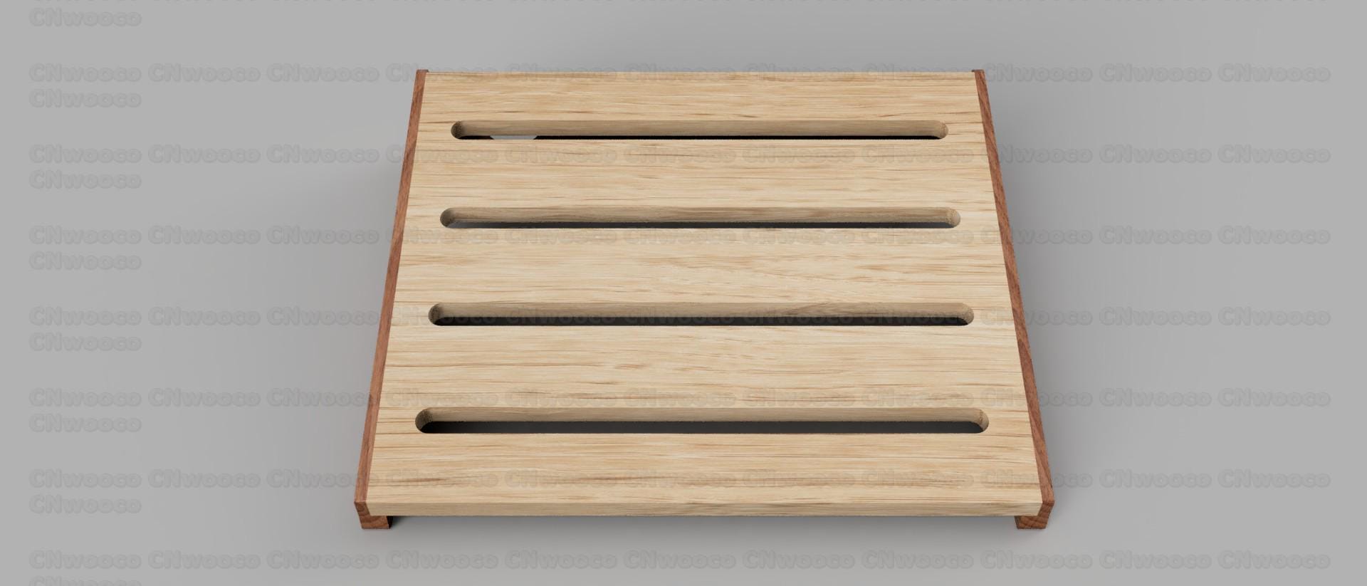 Fichier CNC pedalboard guitare – plan pour pédalier avec formats dxf svg pdf crv3d crv, compatible VCarve STL