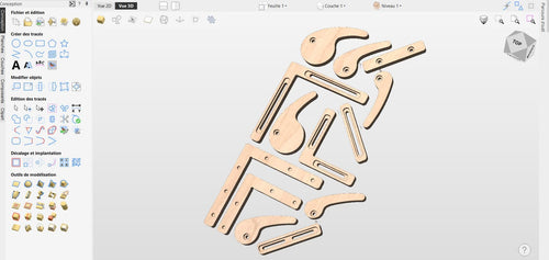 Fichier CNC gabarits de serrage & brides de maintien – accessoires de fixation pour fraiseuse CNC, dxf svg pdf ai CRV3D CRV