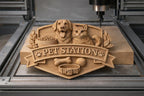 Fichier CNC & impression 3D station animaux chien chat – bas-relief panneau pour sculpture bois, décoration murale pet lover STL