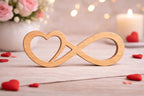 Fichier CNC cadeau couple à offrir, design romantique découpe CNC laser, fichiers dxf svg ai pdf crv crv3d
