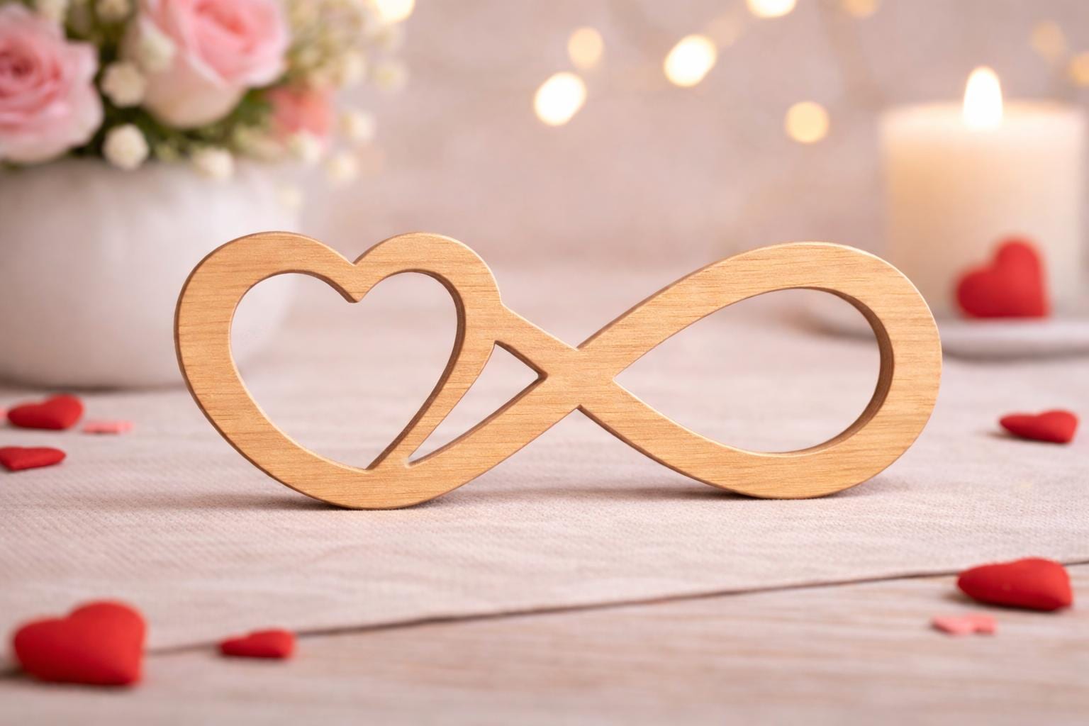 Fichier CNC cadeau couple à offrir, design romantique découpe CNC laser, fichiers dxf svg ai pdf crv crv3d