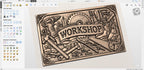 Fichier CNC panneau atelier outils menuiserie – bas-relief pour sculpture bois, décoration murale workshop STL