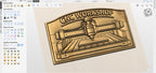 Fichier CNC panneau – bas-relief bois 3D pour sculpture CNC, décoration murale STL
