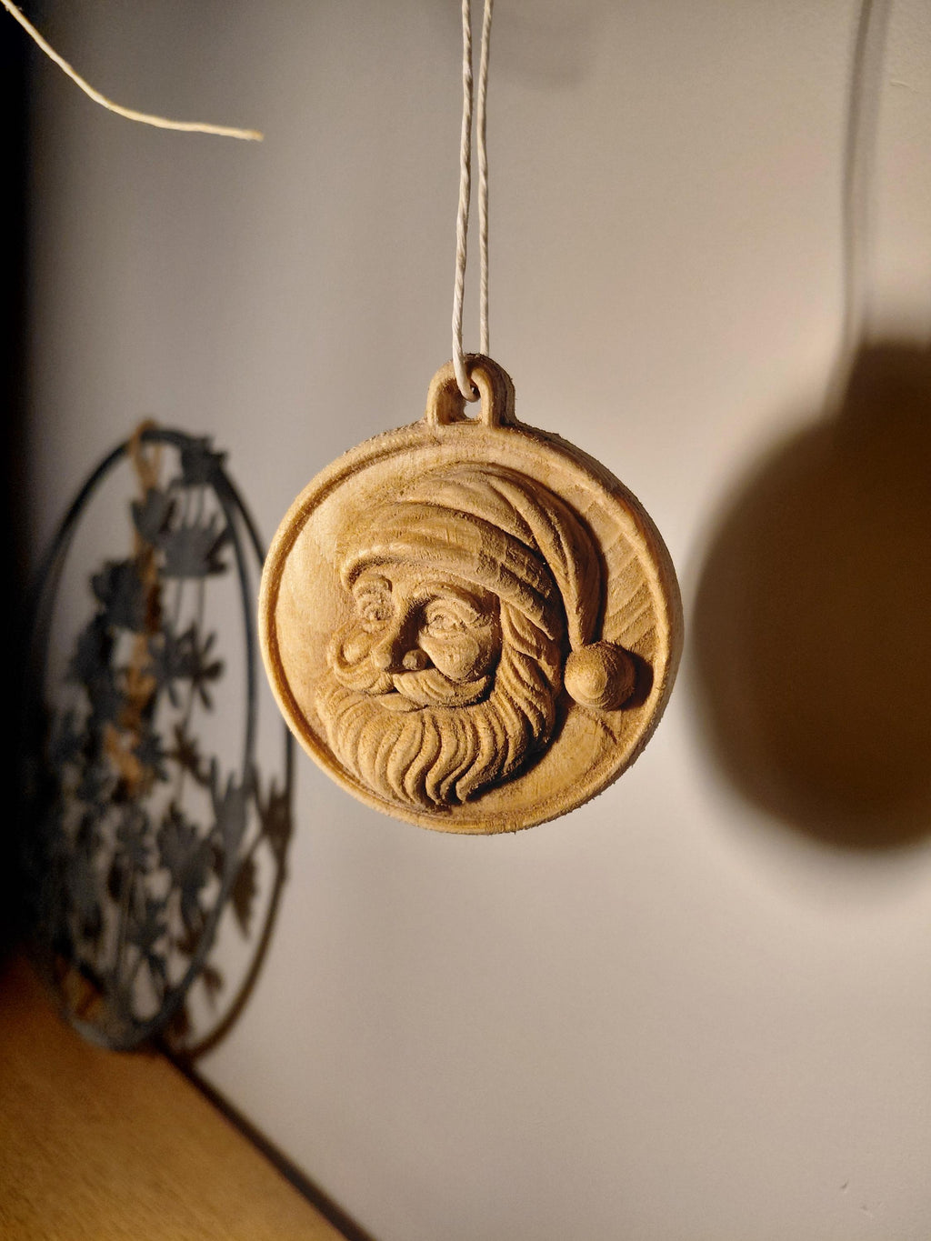CNC-Datei Weihnachtsdekoration – 3D-Ornament-Relief für Holzschnitzerei, kompatibel mit VCarve Aspire, crv3d crv STL