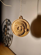 CNC-Datei Weihnachtsdekoration – 3D-Ornament-Relief für Holzschnitzerei, kompatibel mit VCarve Aspire, crv3d crv STL