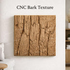 CNC STL Wood Texture Relief Panel, Bark Surface Pattern, CNC Carving File for Woodworking, Wall Decor Panel Design