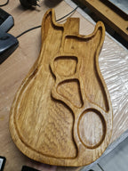 Fichier CNC planche guitare charcuterie, planche fromage design, digital download, fichiers stl dxf svg crv3d