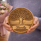 CNC-Datei „Baum des Lebens“ – spirituelles Basrelief für Holzskulpturen, STL-Wanddekoration