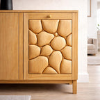 Fichier CNC panneau texture bois décorative – bas-relief motif pour sculpture bois, design panneau mural et porte de meuble STL