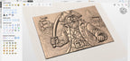 CNC-Datei Pirat – Flachrelief für Holzskulpturen, Wanddekoration STL
