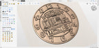 Fichier CNC horloge atelier – bas-relief pour sculpture bois, décoration murale workshop STL