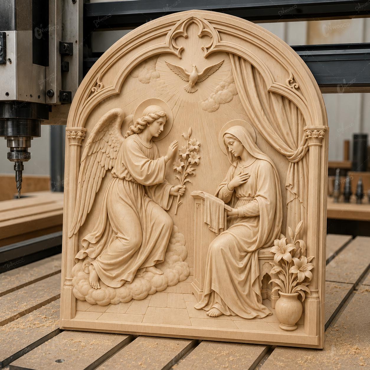CNC & impression 3D relief biblique du fils prodigue, scène chrétienne religieuse, fichier STL très haute qualité