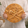 Fichier CNC horloge baseball – bas-relief sport pour sculpture bois, décoration murale STL