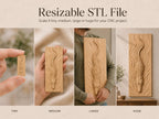 CNC-Datei Meeresschildkröte – Ozean-Tierrelief für Holzskulptur, Wanddekoration und Meeresleben STL