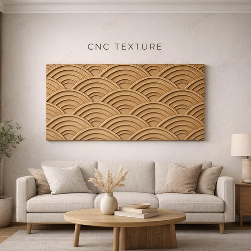 Fichier CNC panneau texture bois vague seamless – bas-relief pour sculpture bois, design porte de meuble et panneau mural STL