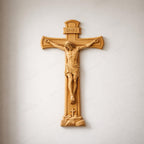 Fichier CNC & impression 3D crucifix Jésus INRI – bas-relief croix chrétienne pour sculpture bois, décoration murale religieuse STL