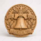 CNC- & 3D-Druckdatei Amerika 250 Bundle, 3 patriotische STL-Reliefs, USA Jubiläum 1776 2026