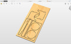 CNC-Datei für Tierfutternapfhalterung – Schneidpläne dxf svg crv crv3d ai pdf eps für CNC-Fräse