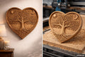 CNC-Datei „Baum des Lebens“ – spirituelles Basrelief für Holzskulpturen, STL-Wanddekoration