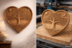 CNC-Datei „Baum des Lebens“ – spirituelles Basrelief für Holzskulpturen, STL-Wanddekoration