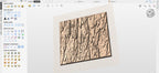 CNC STL Wood Texture Relief Panel, Bark Surface Pattern, CNC Carving File for Woodworking, Wall Decor Panel Design