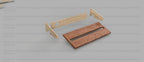 Fichier CNC pedalboard guitare compact – plan pour petit pédalier, formats dxf svg pdf crv3d crv STL