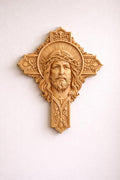 Fichier CNC croix Jésus – bas-relief chrétien pour sculpture bois, décoration murale religieuse STL