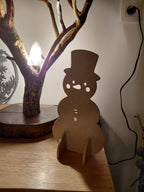 CNC- & Laser-Schneemann Weihnachten – Weihnachtsdekoration für CNC und Laser, Formate svg dxf ai pdf crv3d crv