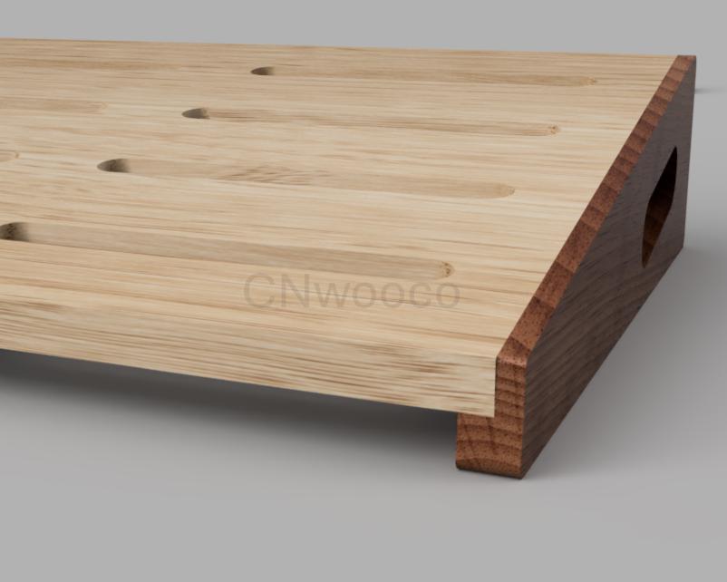 Fichier CNC pedalboard guitare, support pédales effet, digital download, fichiers stl dxf svg pdf crv crv3d