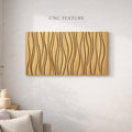 Fichier CNC panneau texture bois vague moderne – bas-relief pour sculpture bois, design façade meuble et décoration murale STL