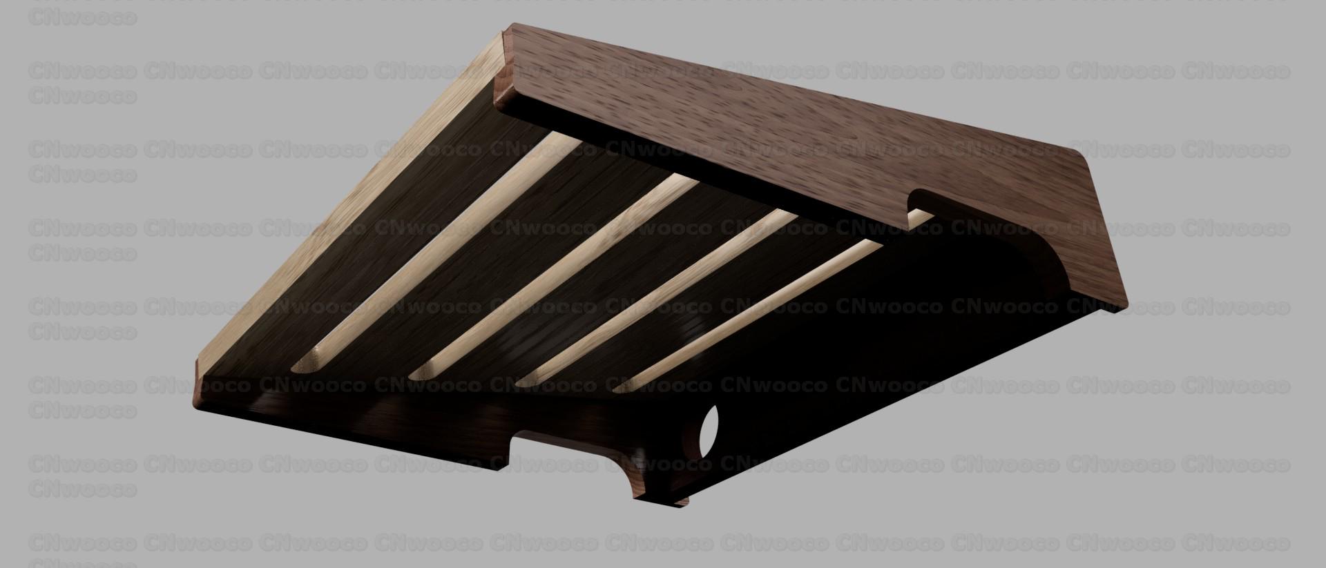Fichier CNC pedalboard guitare – plan pour pédalier avec formats dxf svg pdf crv3d crv, compatible VCarve STL