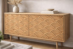 Fichier CNC panneau texture bois vague seamless – bas-relief pour sculpture bois, design porte de meuble et panneau mural STL