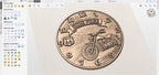 Fichier CNC horloge moto Route 66 – bas-relief biker pour sculpture bois, décoration murale garage STL