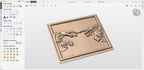 Fichier CNC mains de la création – bas-relief 3D spirituel pour sculpture bois, décoration murale STL