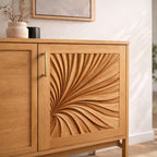 Fichier CNC panneau texture bois organique fluide – bas-relief motif pour sculpture bois, design surface décorative et panneau mural STL