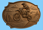 Relief motocross en montagne, CNC & impression 3D, fichier STL, STL de très haute qualité