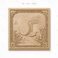 Fichier CNC & impression 3D tombeau vide de Jésus, croix et lys, haute qualité relief STL