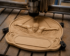 Relief natation nageur avec plaque personnalisable, CNC & impression 3D, fichier STL de très haute qualité