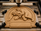 Relief lutte trophée à personnaliser CNC & impression 3D, fichier STL sport combat, STL de très haute qualité