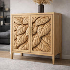 Fichier CNC texture bois motif feuilles – bas-relief organique seamless pour sculpture bois, panneau décoratif mural STL